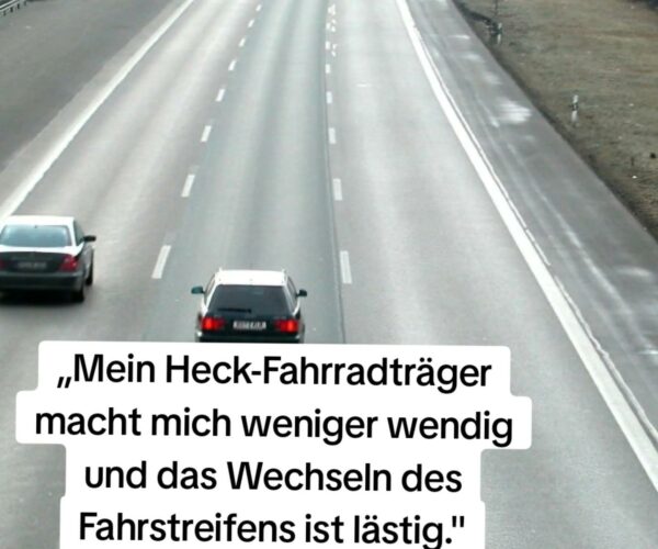 Autobahn und Schnellstrassen Mittelspurfahrer