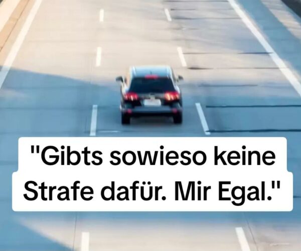 Autobahn und Schnellstrassen Mittelspurfahrer