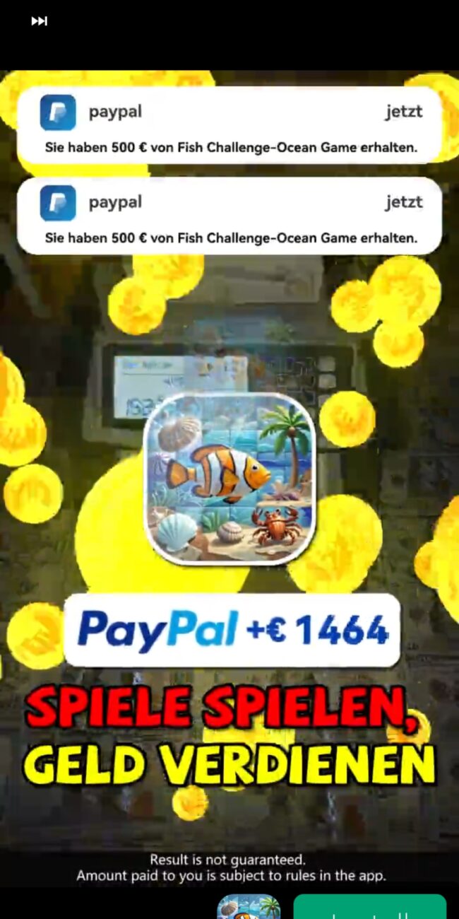 FAKE Abzocke App auf Smartphone