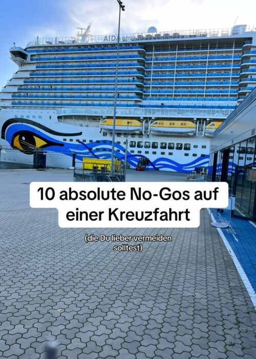 10 No-Gos auf der Kreuzfahrt