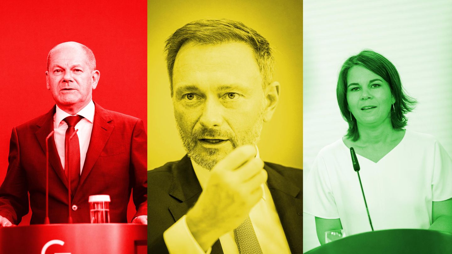 Ampelregierung in Farben