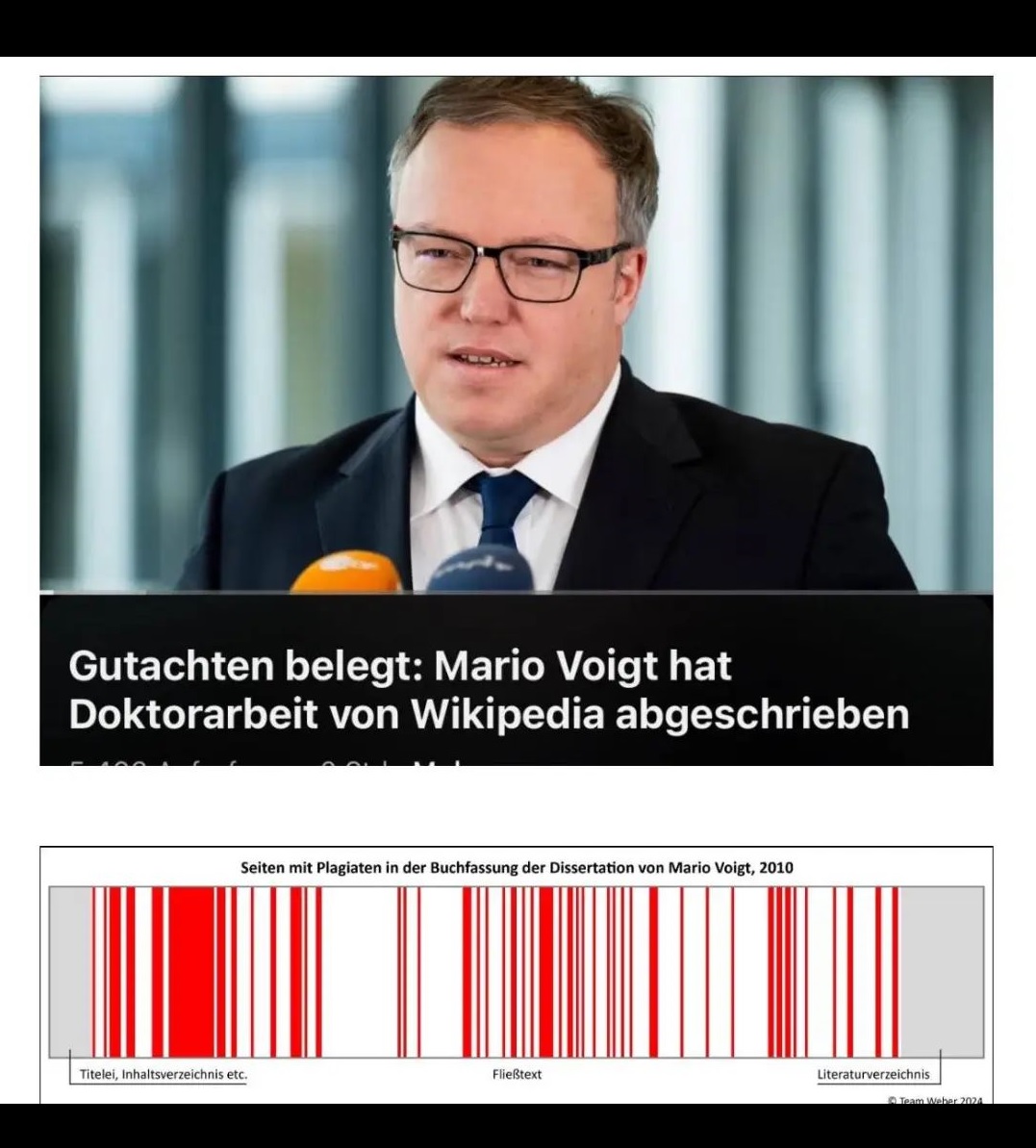 Plagiatsvorwürfe gegen Mario Voigt (CDU)