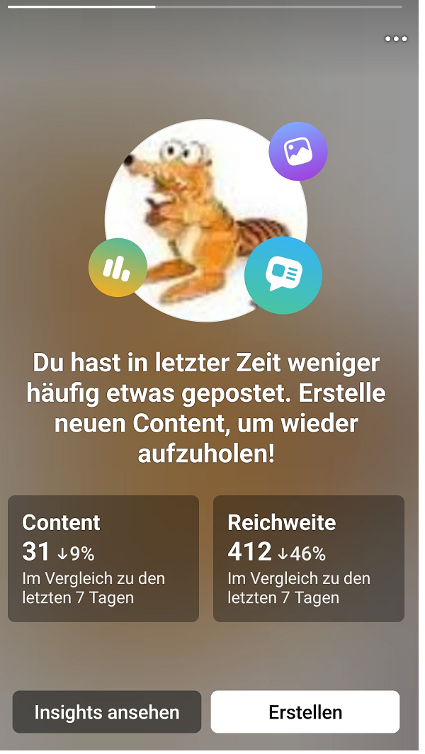 Facebook Mitteilung