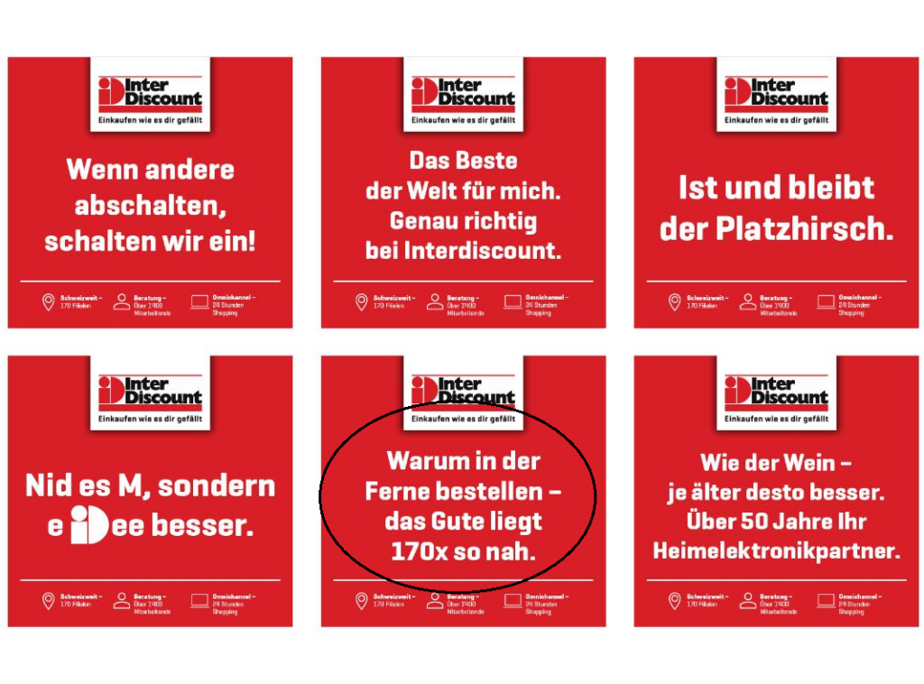 Interdiscount Werbung