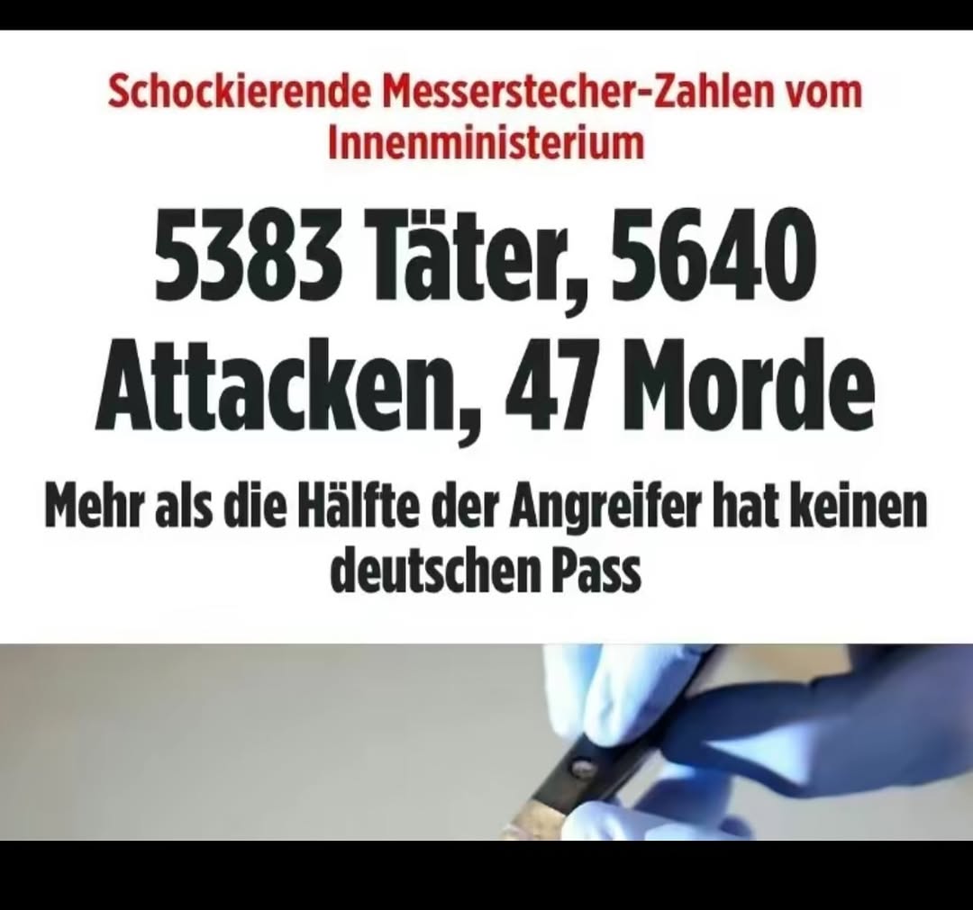 Messerattacken Deutschland in Zahlen