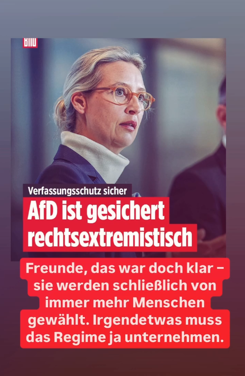AfD ist gesichert rechtsextremistisch