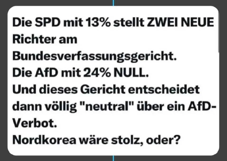 Bundesverfassungsrichter Wahl schlimmer als Nord Korea